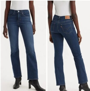 Levi’s 315 Shaping Bootcut Jeans, Dark Wash, Flattering Denim w/Stretch, EUC!